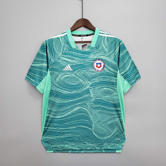 AAA Quality Chile 21/22 GK Green Soccer Jersey